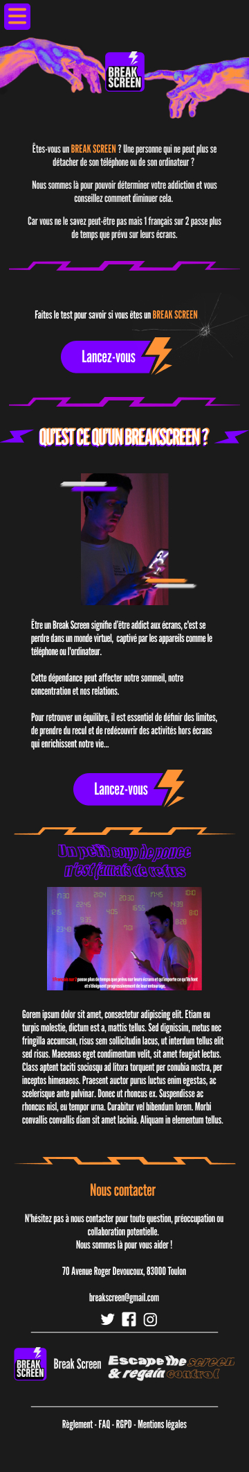 Break Screen - Gallery 1